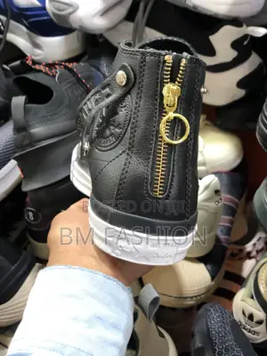 All Star Converse Black Zipped Men's