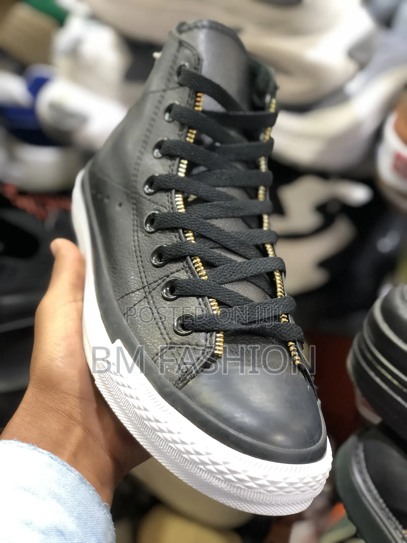 All Star Converse Black Zipped Men's