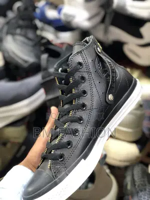 All Star Converse Black Zipped Men's