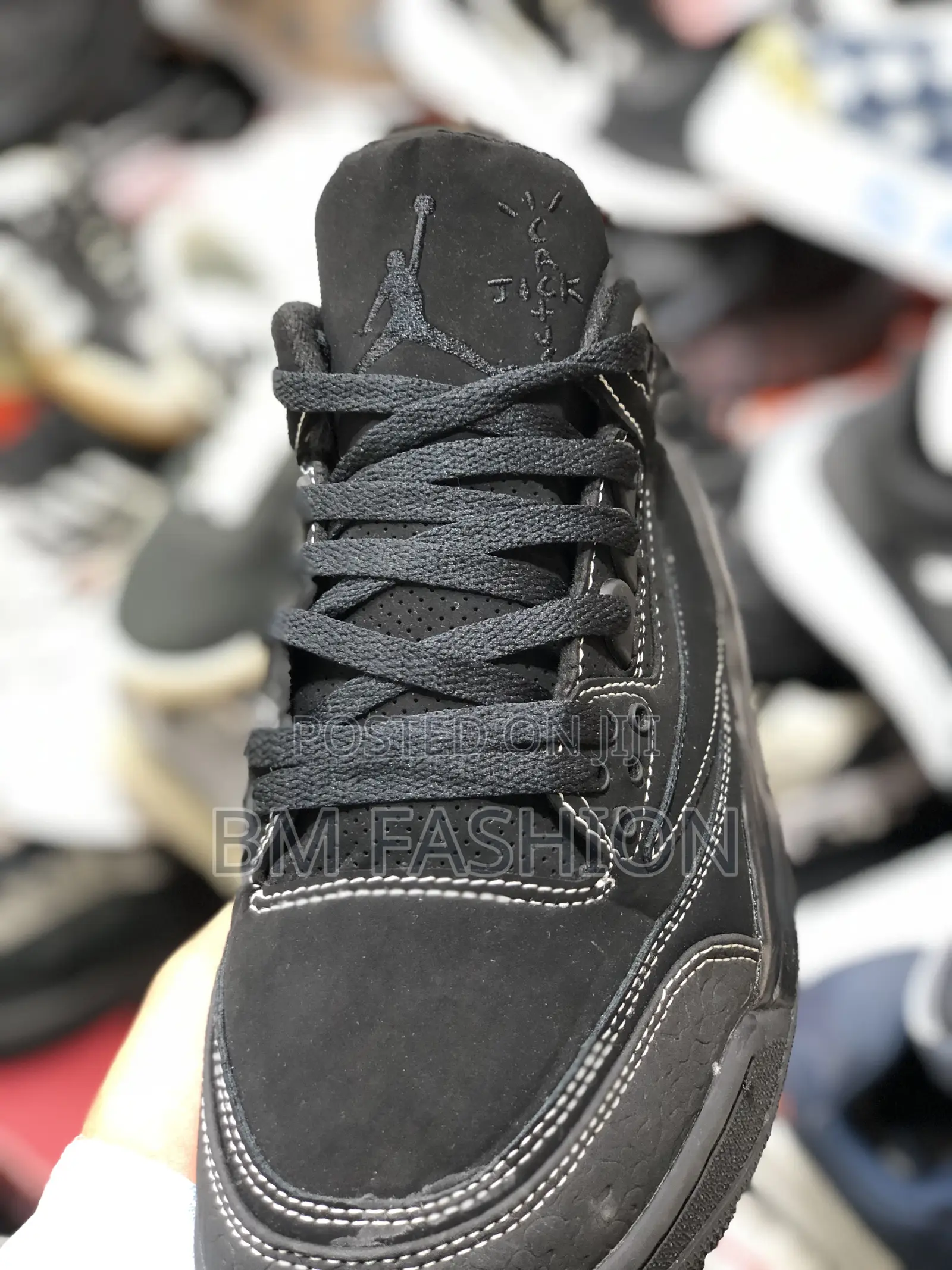 Jordan 3 Black Cat Travis Scott