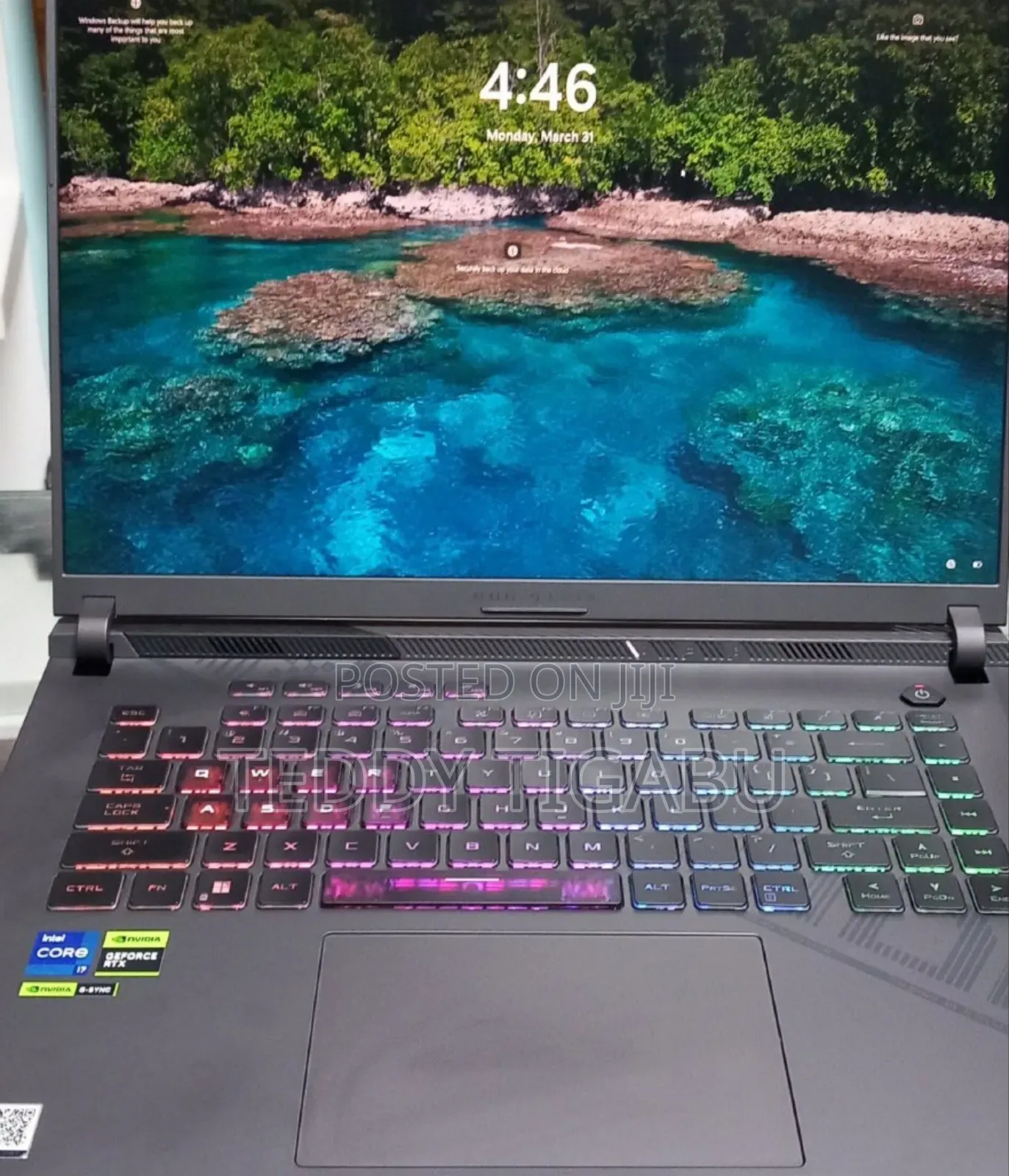 New Laptop Asus ROG Zephyrus G16 16GB Intel Core I7 SSD 1T