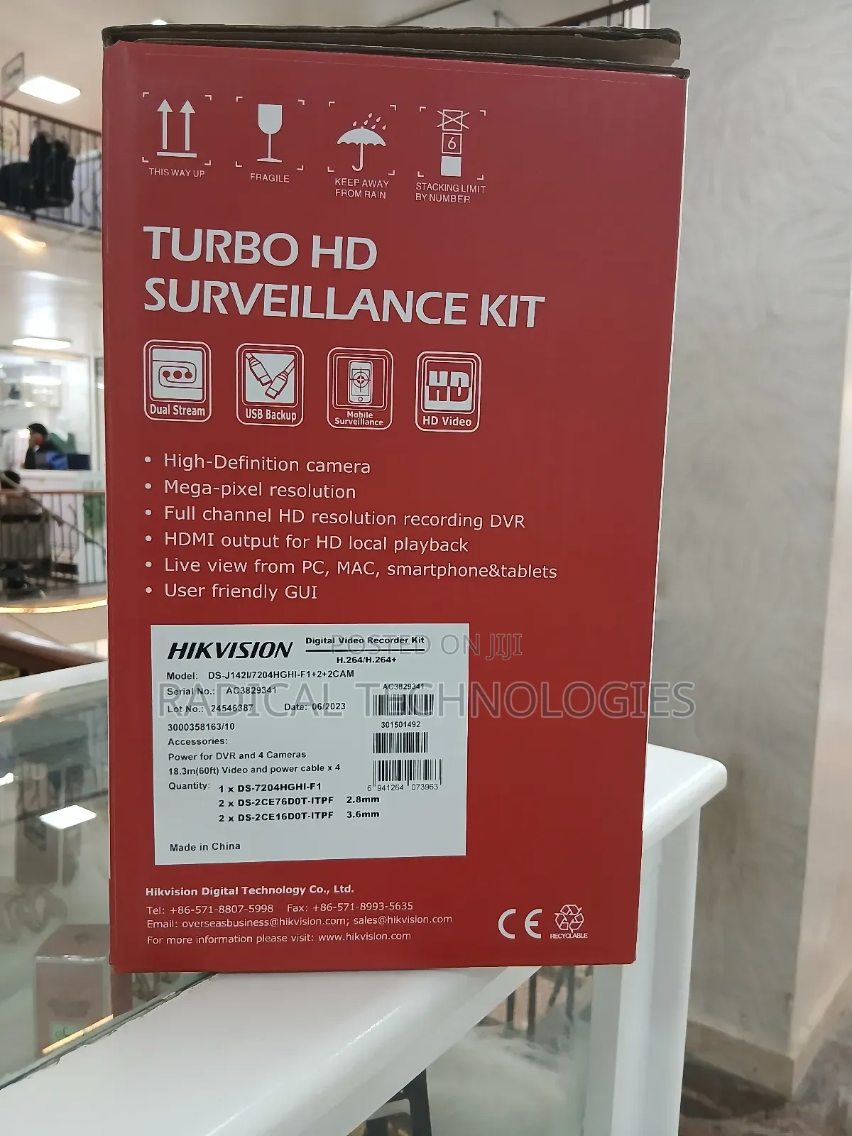 Turbo Hd Hikvision Kit 4 Channel Security Camera Imou