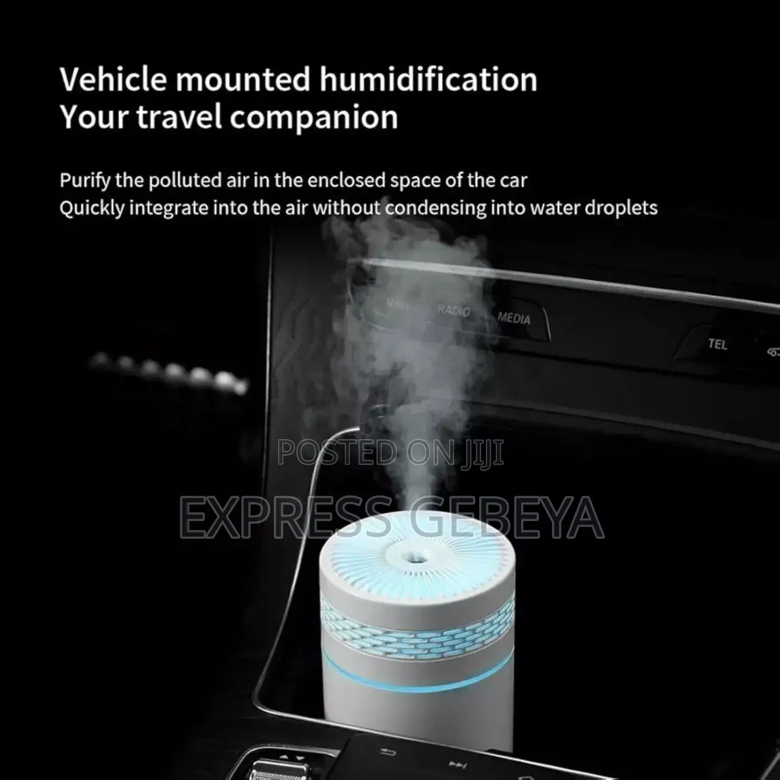 Smart Ultrasonic Car and Home Air Humidifier