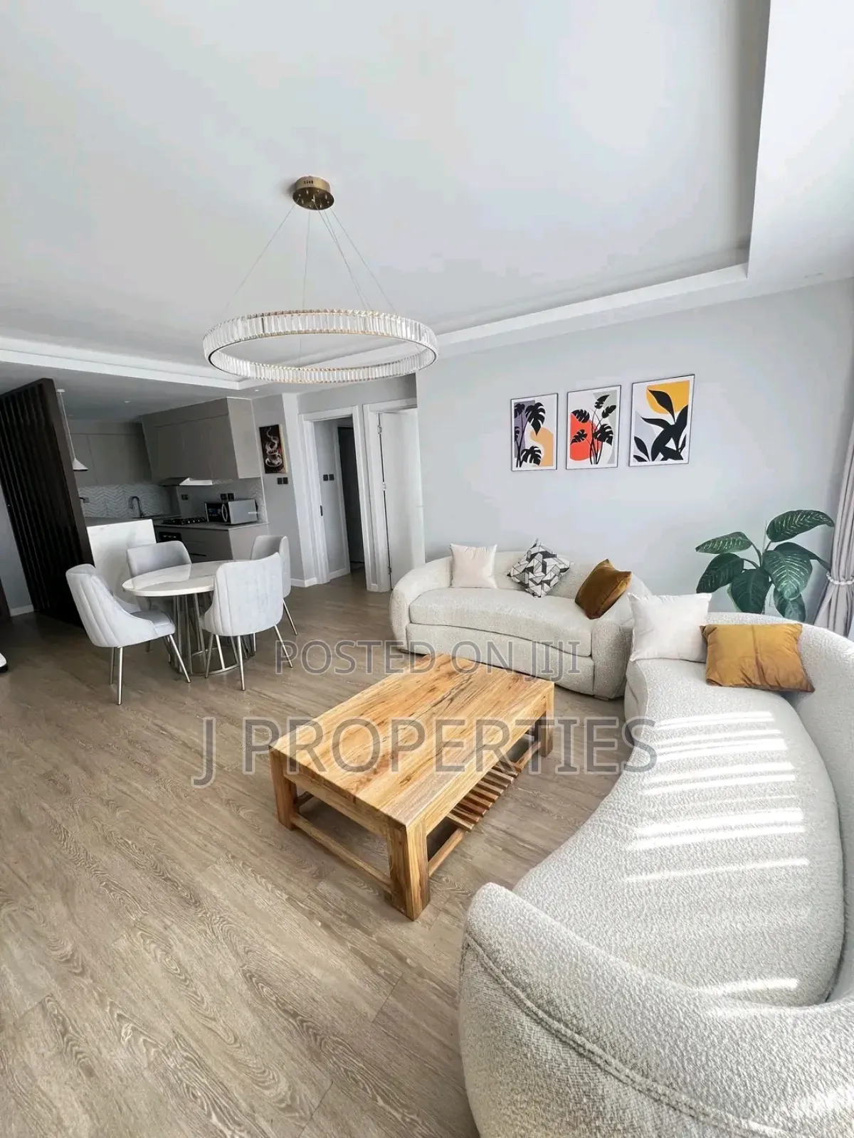 Furnished 3bdrm Apartment in Bole for rent