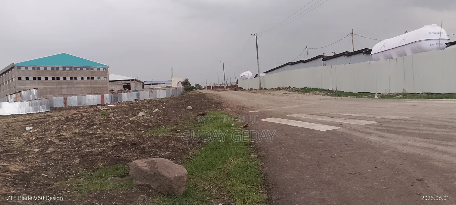 1500 ካሬ የሚሸጥ አስፓልት አጠገብ ያለ ቦታ