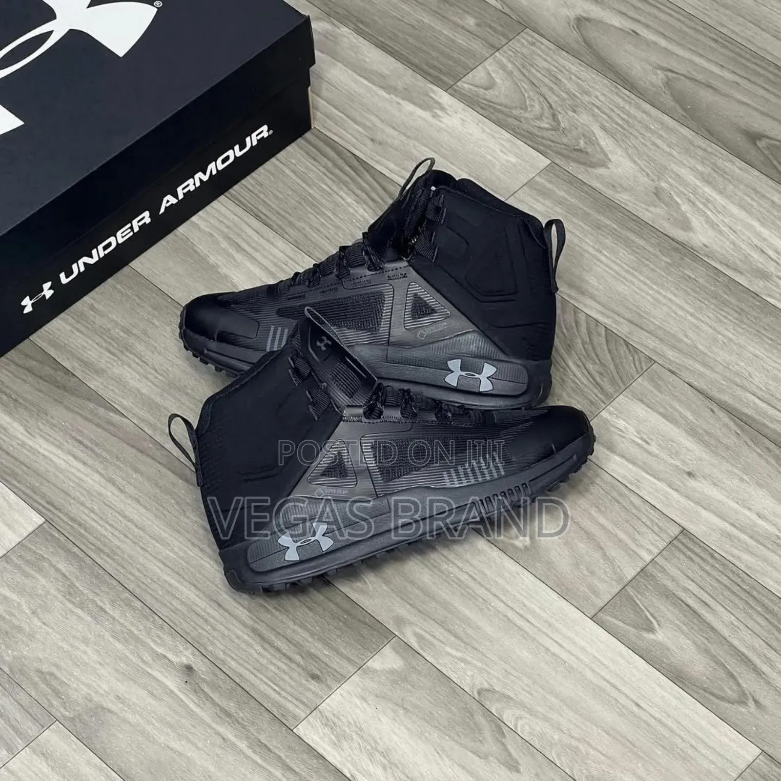 Under Armour Men's Ua Verge GTX Black Master Quality Shoes