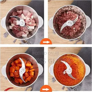Electric Food Chopper የስጋና ሽንኩርት መፍጫ