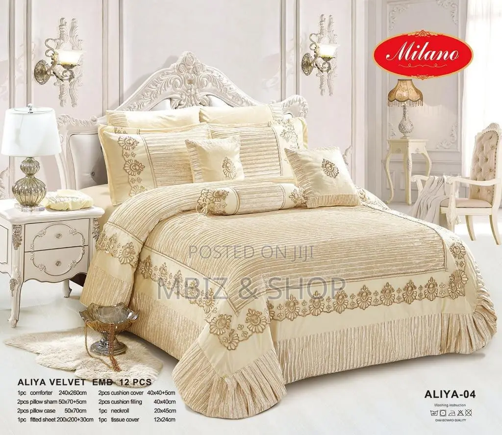 Comforter Aliya Velvet 12pcs Set