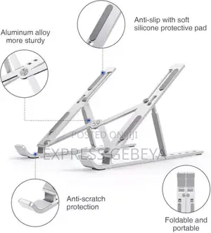 Foldable Height Adjustable Metal Frame Laptop Stand