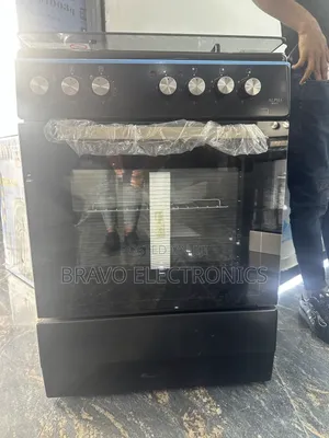 Alpha Oven 60/60 Black Free Standing Oven