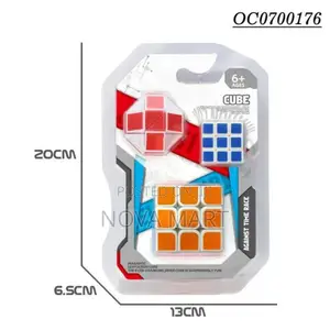3 in 1 Stress Reliver Plastic Cube