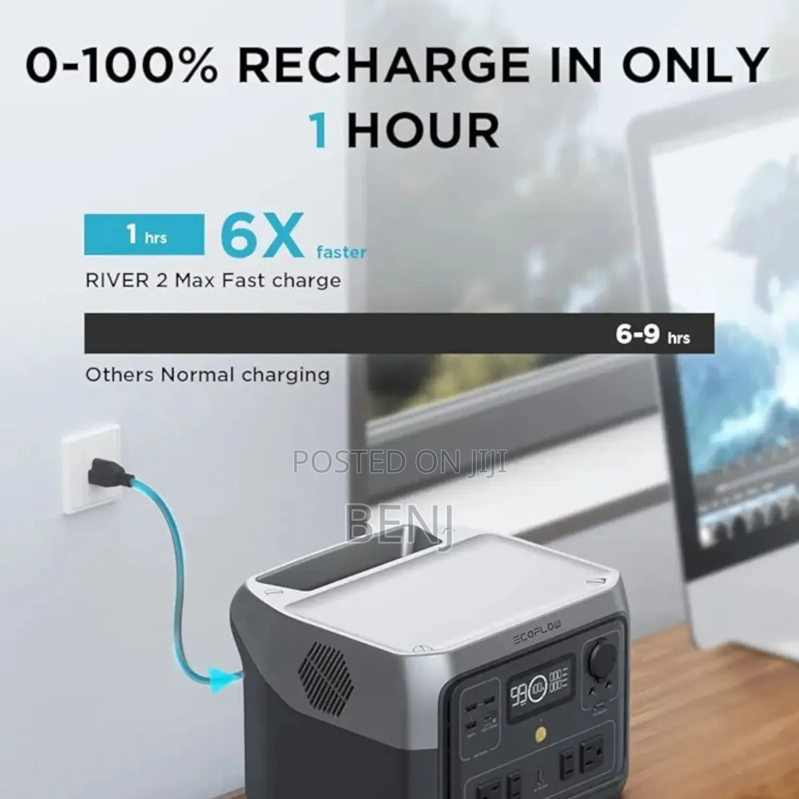 Ecoflow River 2 Max Portable Power Station 500w-1000w 512wh