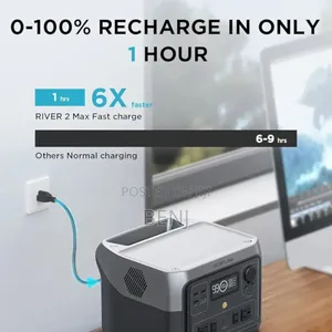 Ecoflow River 2 Max Portable Power Station 500w-1000w 512wh