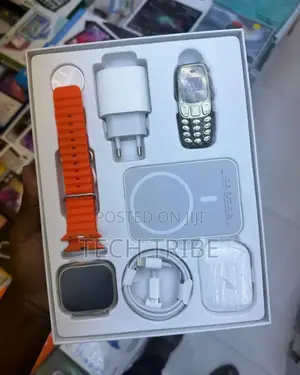 X8 Plus Smartwatch Accompanied by Various Gifts