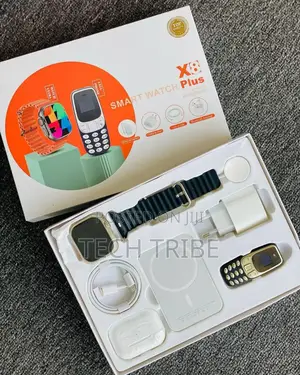 Photo - X8 Plus Smartwatch Accompanied by Various Gifts