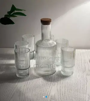 7pcs Glass Water Set