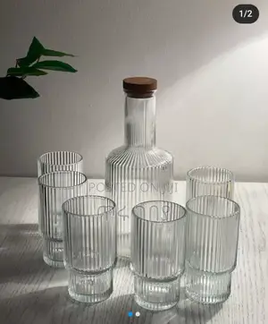 7pcs Glass Water Set