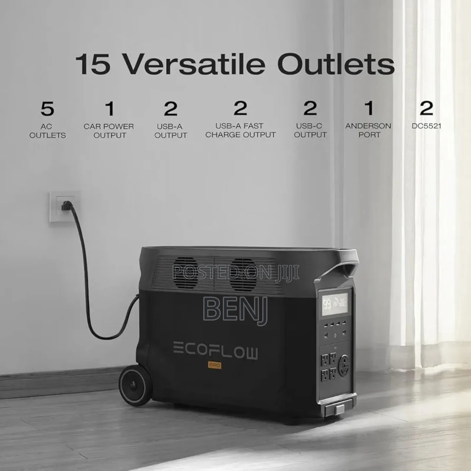 Ecoflow Delta Pro Portable Power Station 3600w-4500w 3600wh