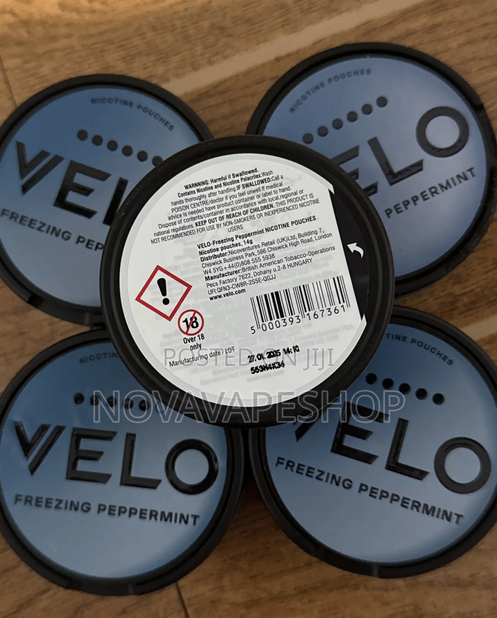 Velo1 Nicotine Pouches Mint