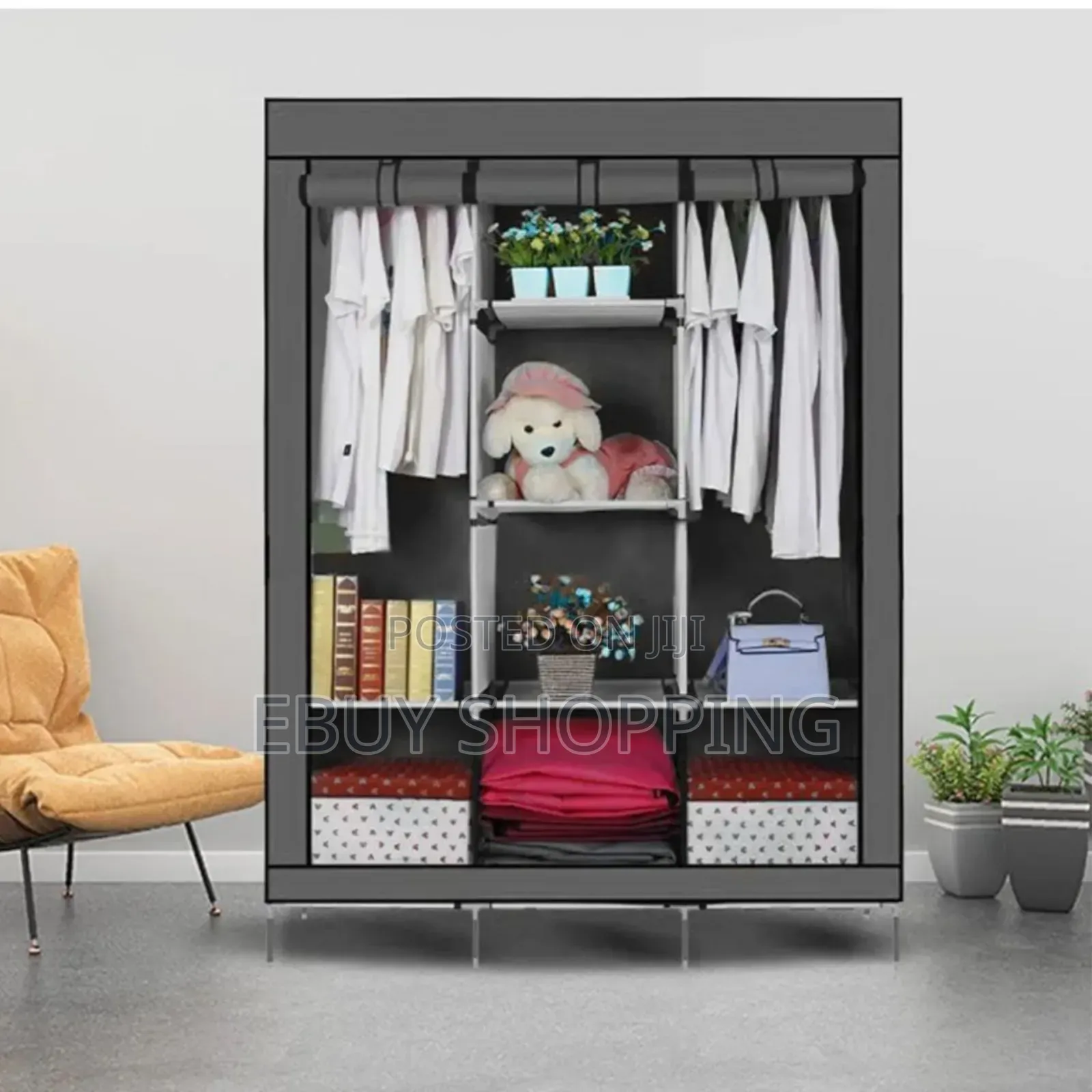 **Home Décor Wardrobe – Slim Design, Maximum Storage**