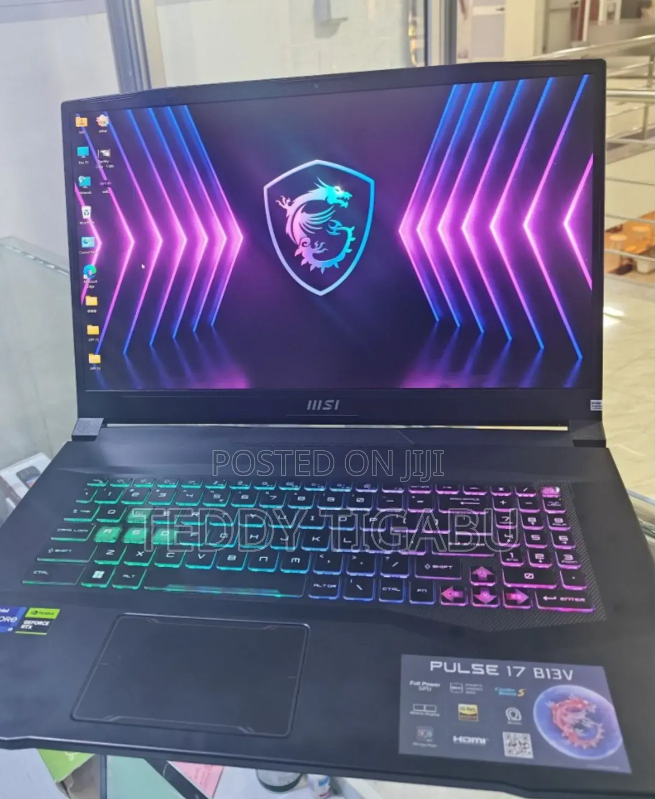 New Laptop MSI 16GB Intel Core I9 SSD 1T