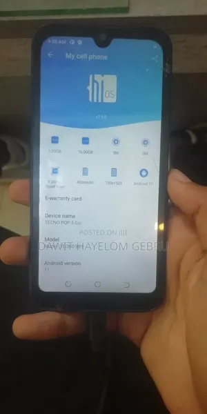 Tecno Pop 5 Go 16 GB Bronze