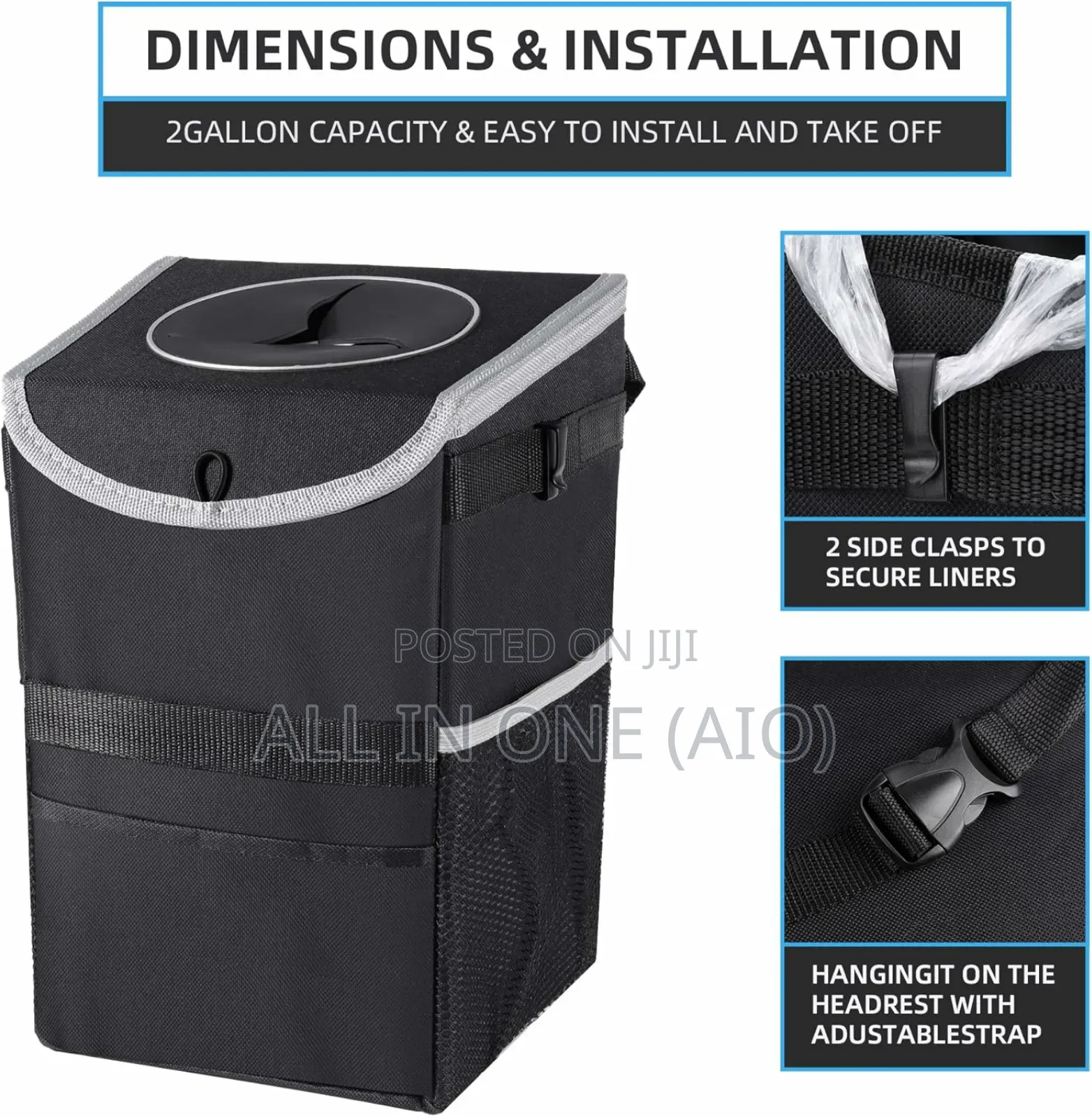 Multi Functional Car Trash Can