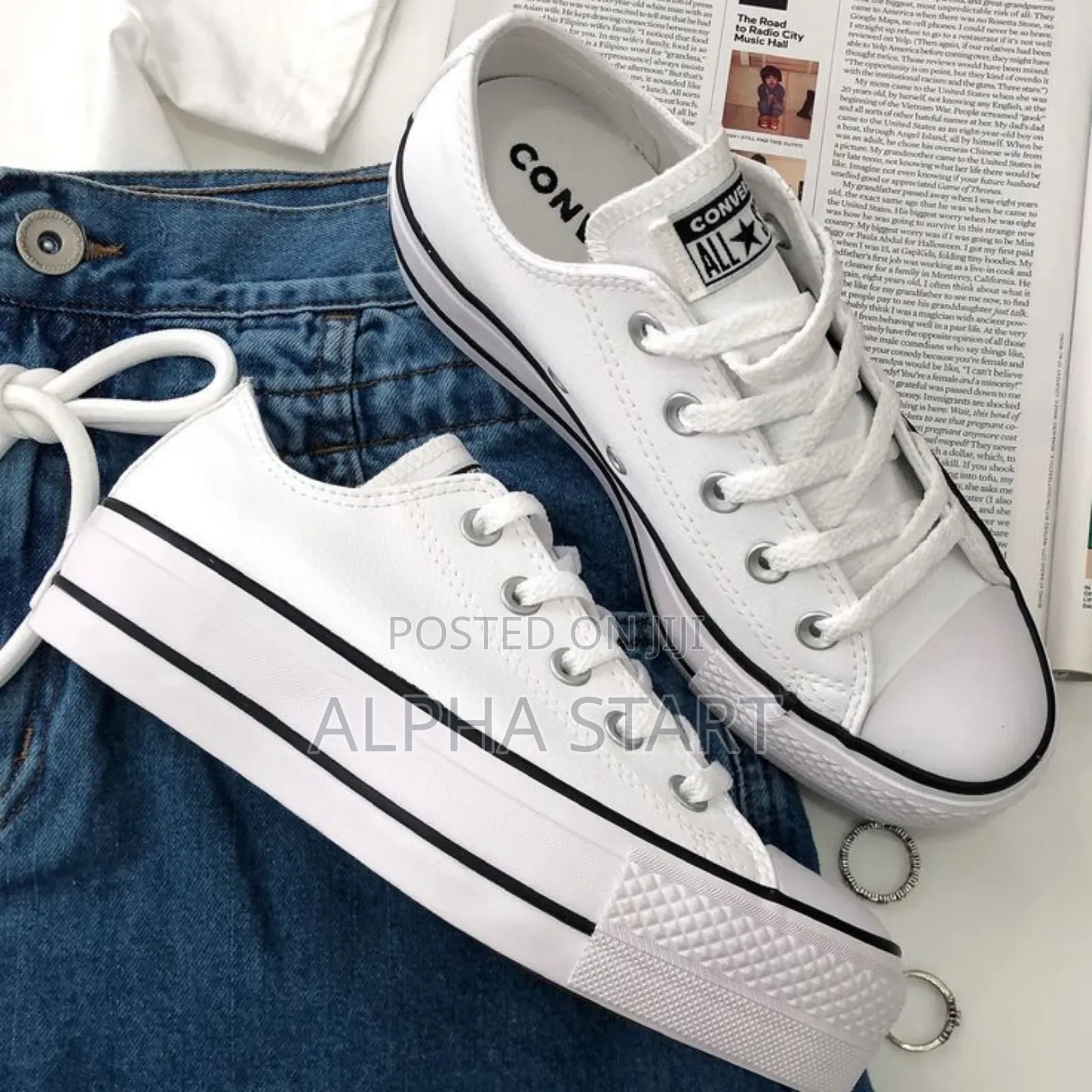 Converse All Flat White Lather Master Quality Shoes for You