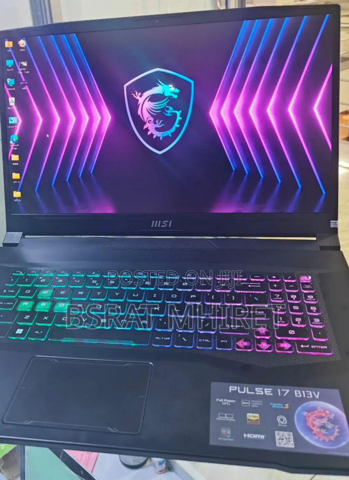 New Laptop MSI Creator 17 B11ue-224 16GB Intel Core I9 SSD 1T