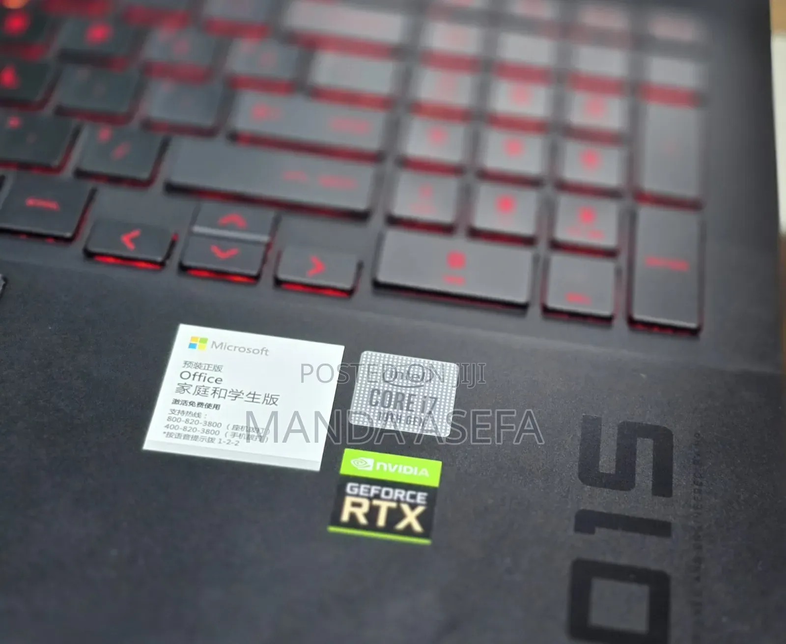 New Laptop HP Omen 15 16GB Intel Core I7 SSD 512GB