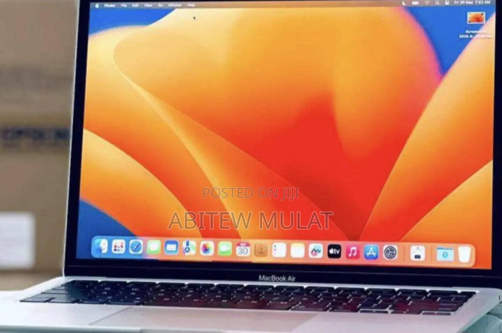New Laptop Apple MacBook Air 2020 M1 8GB Apple M1 SSD 256GB