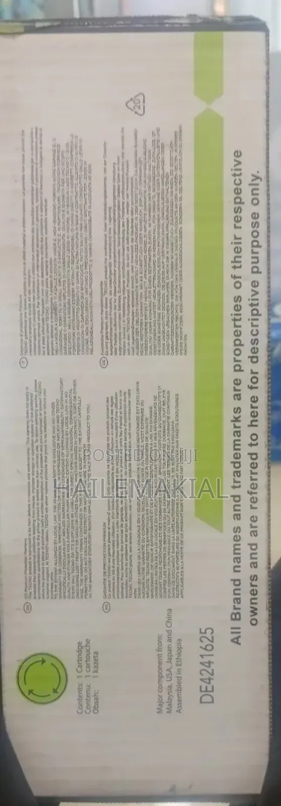 Printer Toner A17,A12,A85