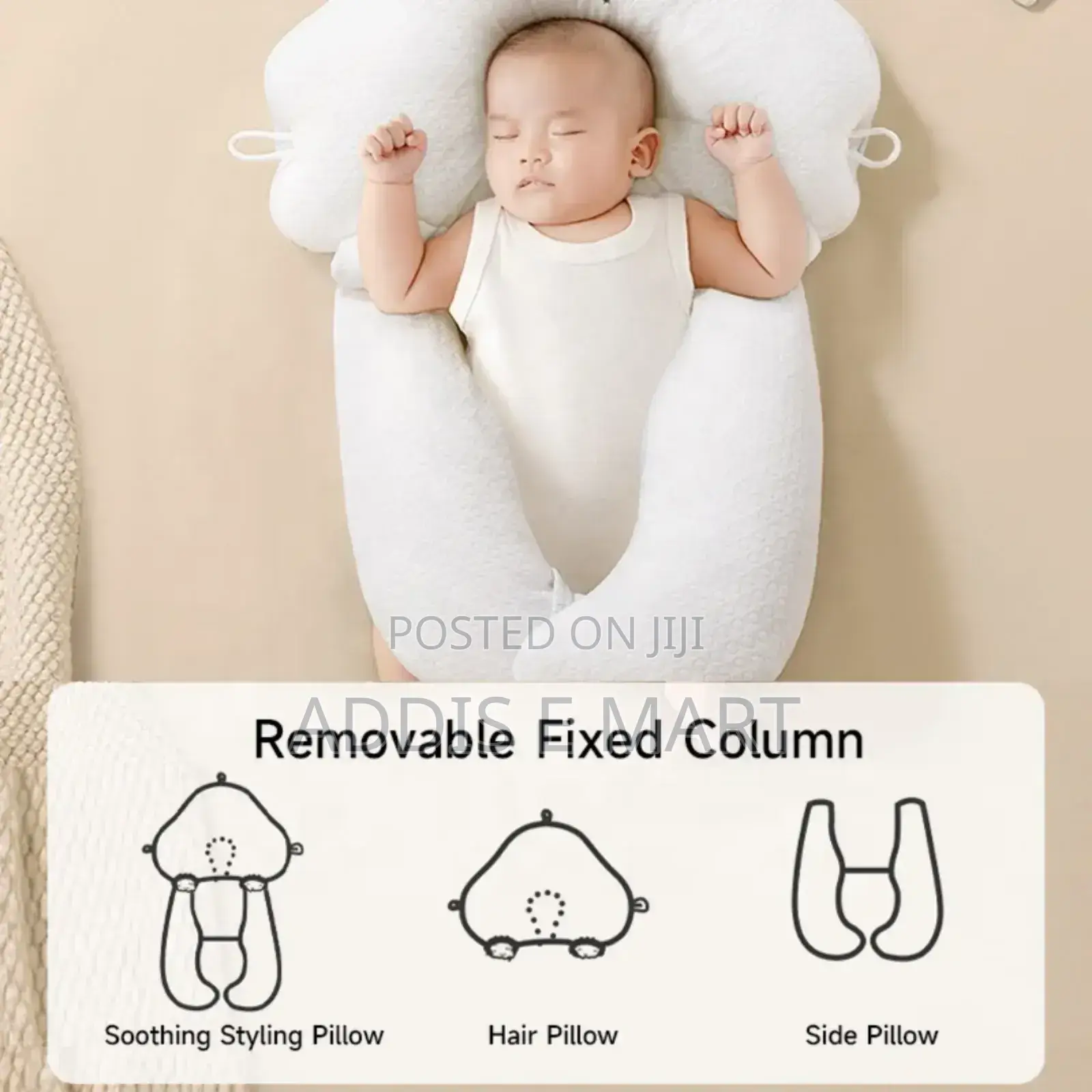 Baby Head Shaping Pillow With Body Positioner