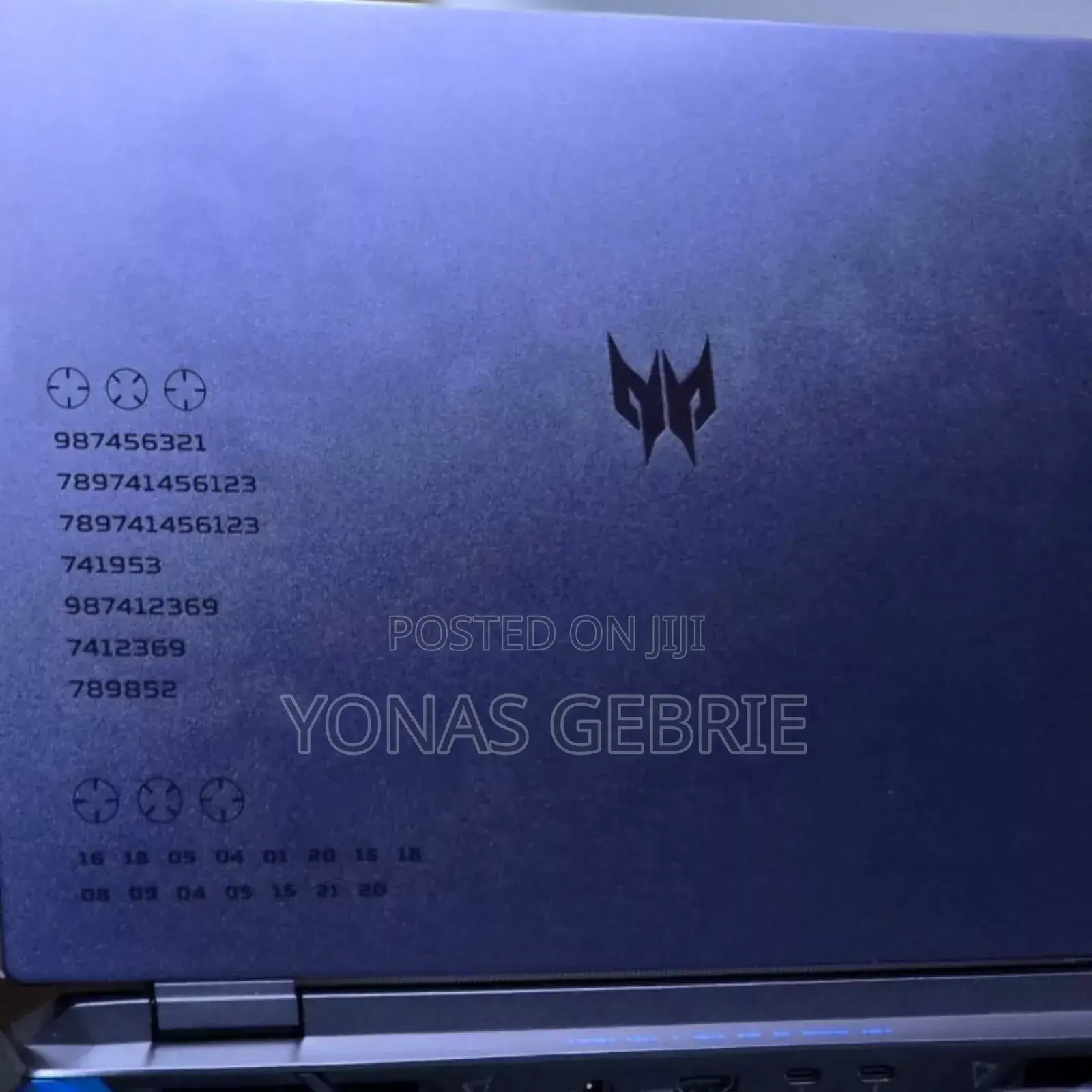 New Laptop Acer Predator Helios 300 32GB Intel Core I7 SSD 1T