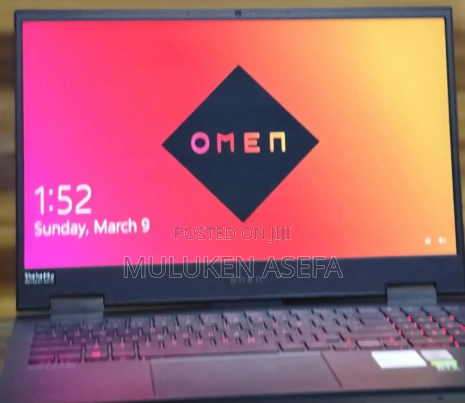 New Laptop HP Omen 15 16GB Intel Core I7 SSD 512GB