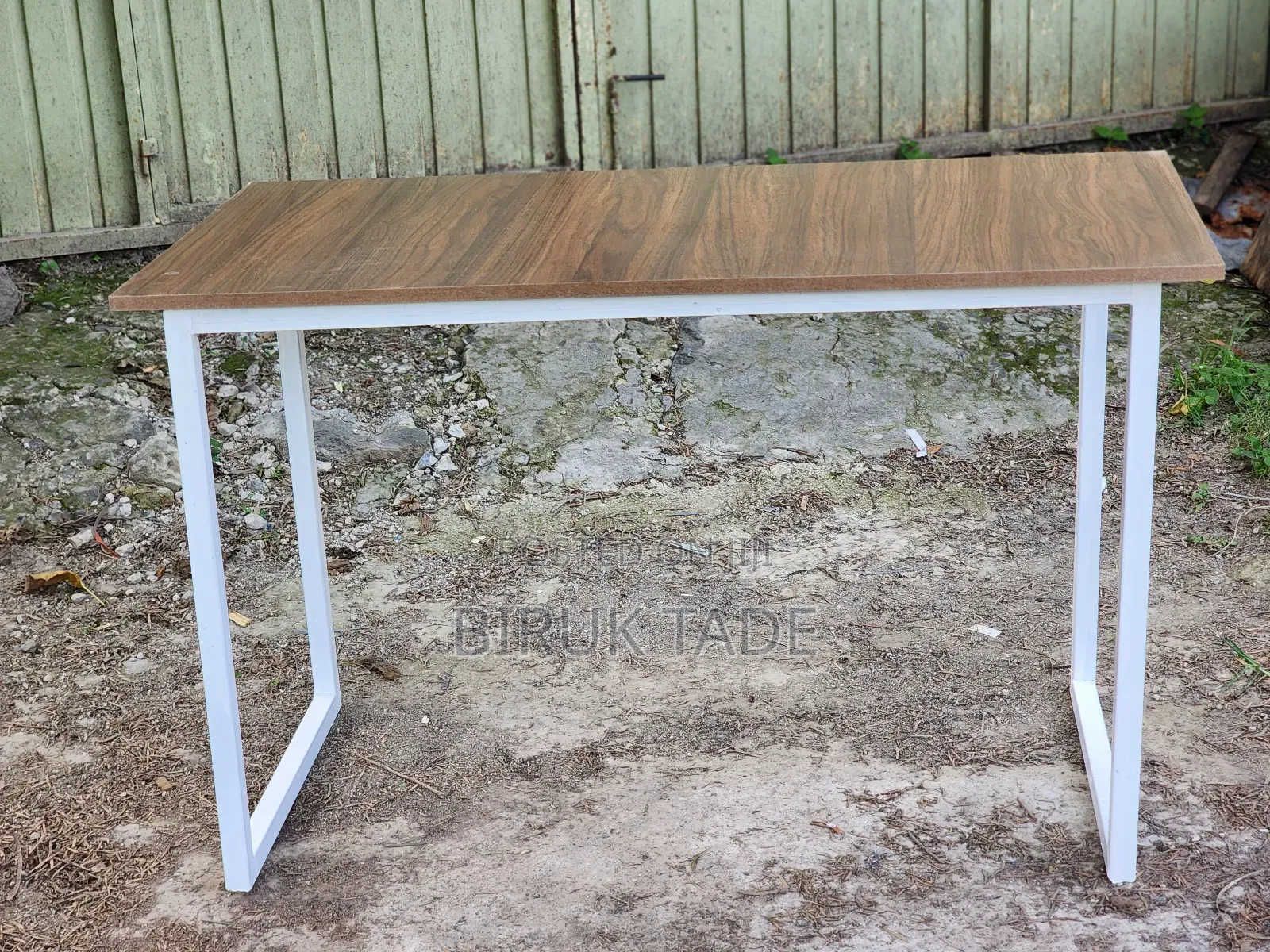 Office Table 120×60 Cm Wood Color Laminated MDF