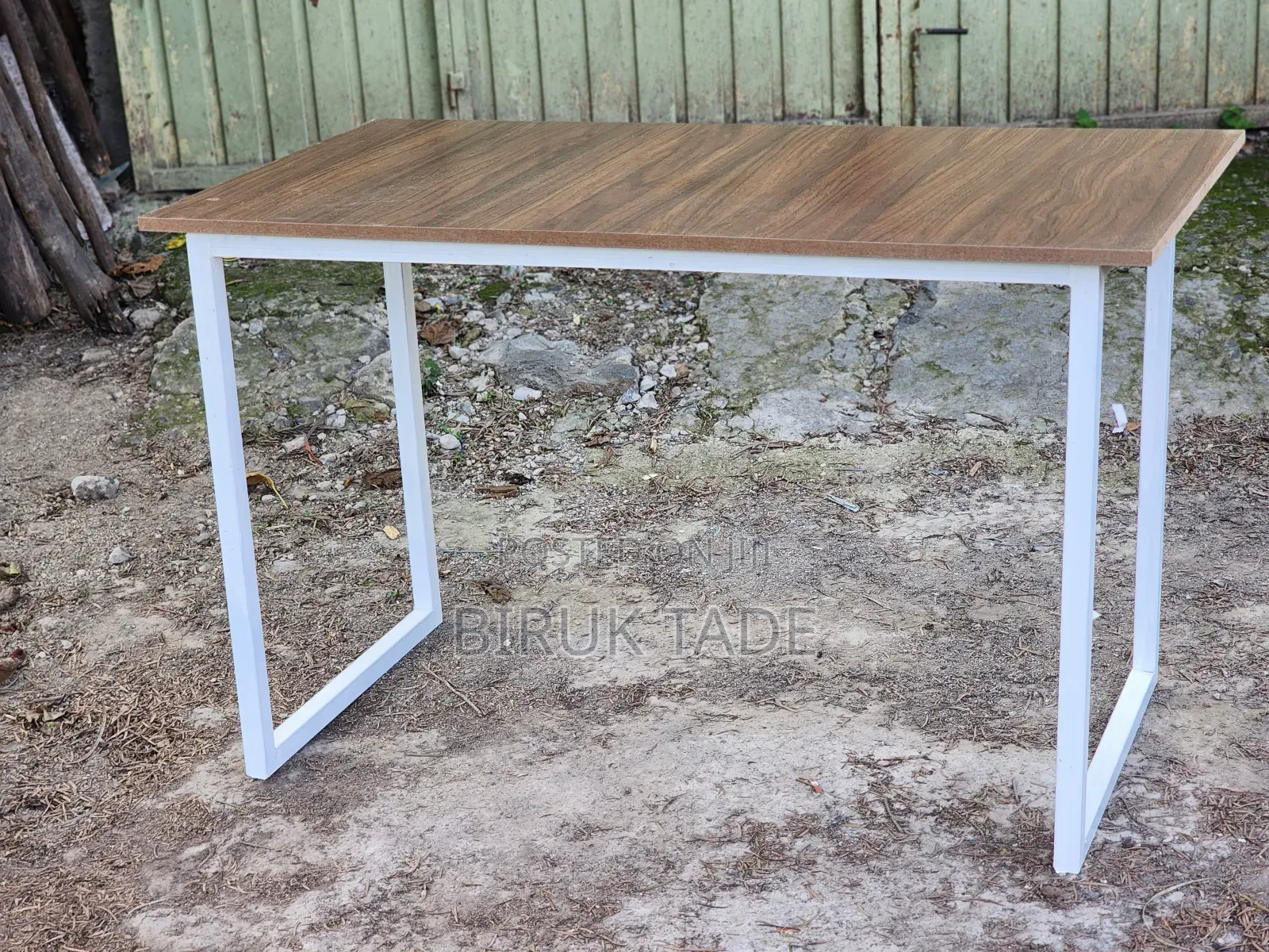 Office Table 120×60 Cm Wood Color Laminated MDF