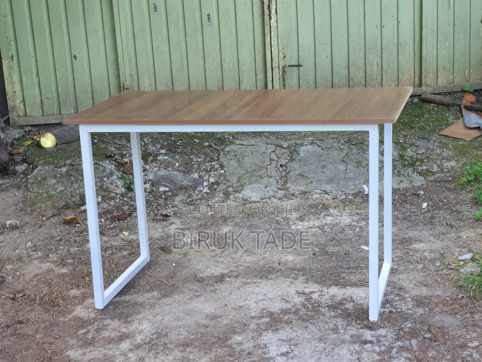 Office Table 120×60 Cm Wood Color Laminated MDF