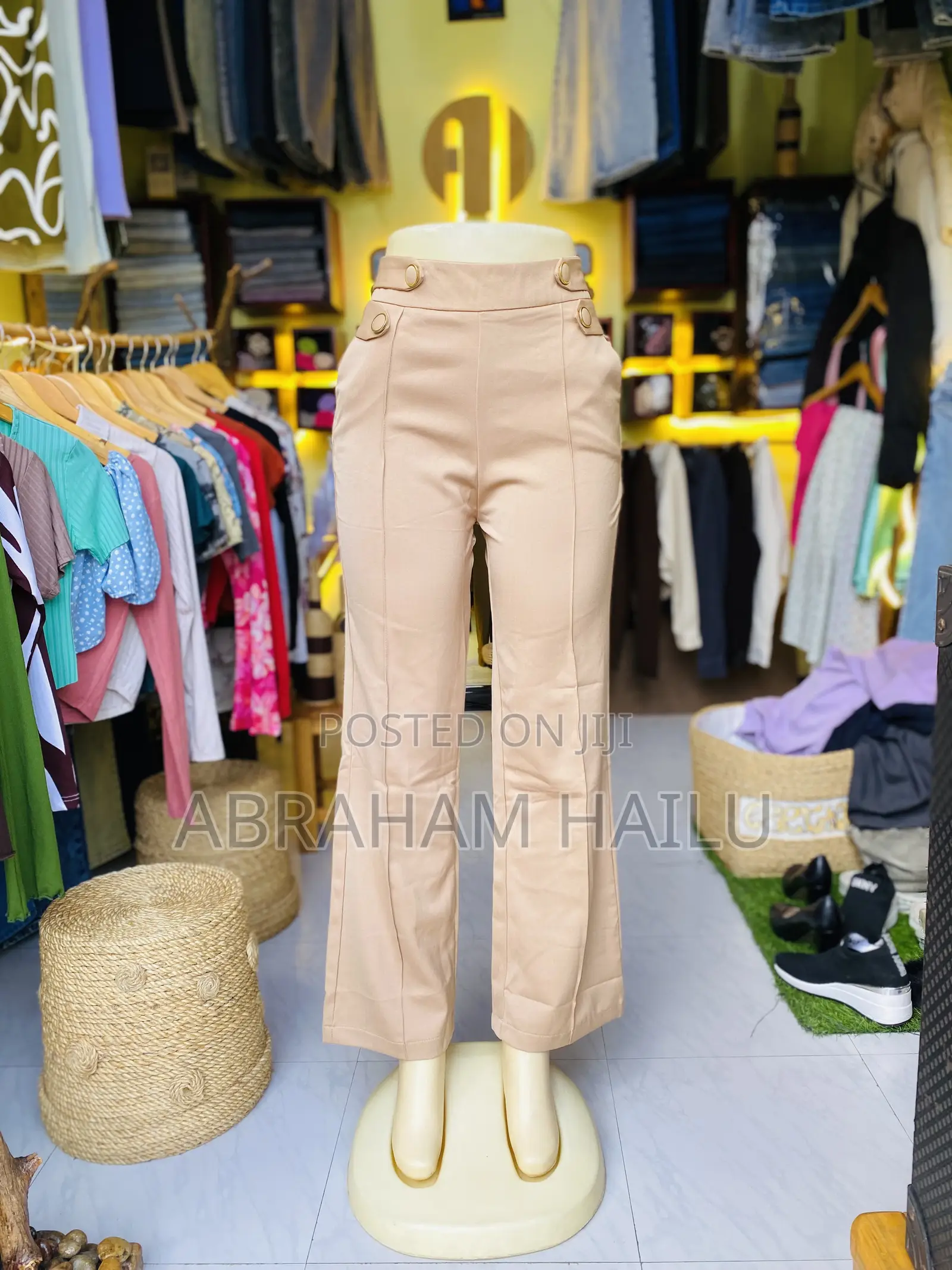 Straight Leg Casual Trouser