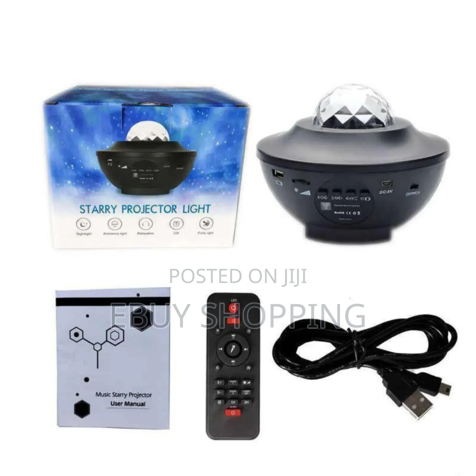 Dreamy Galaxy Night Light With Tf Card Music Playback