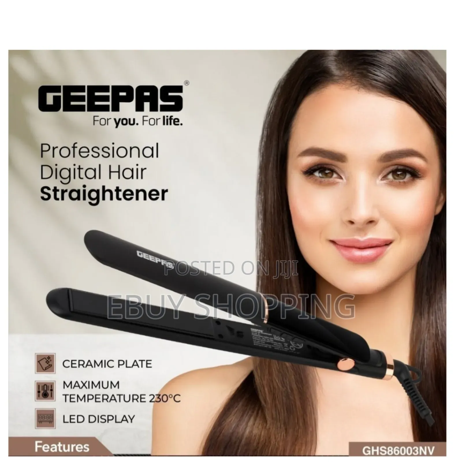 Geepas Hair Tool – Smooth Tangle-free Styling