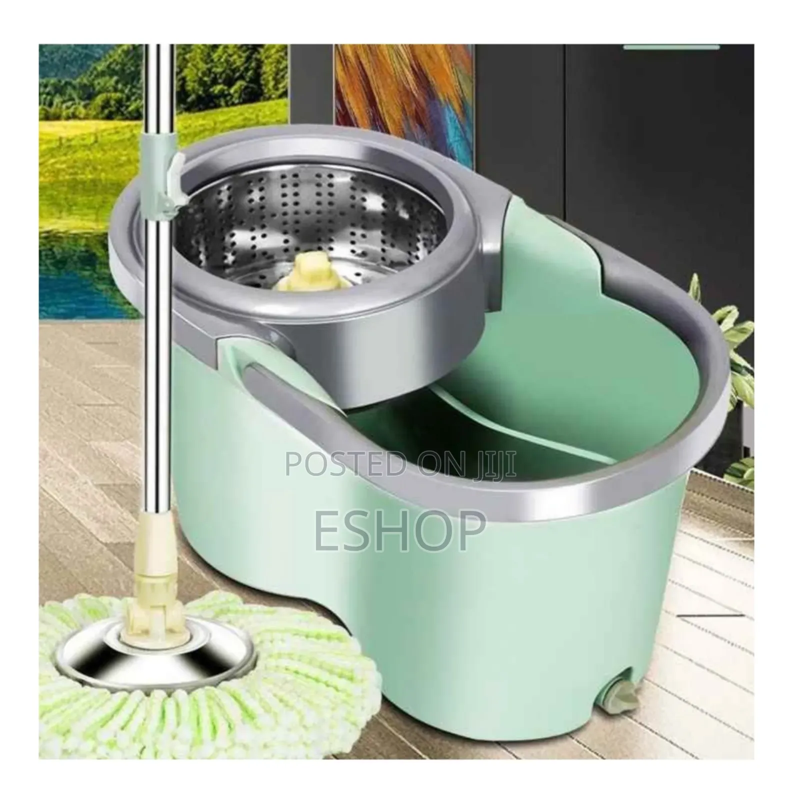 360° Spin Pro: Heavy-Duty Stainless Steel Handle