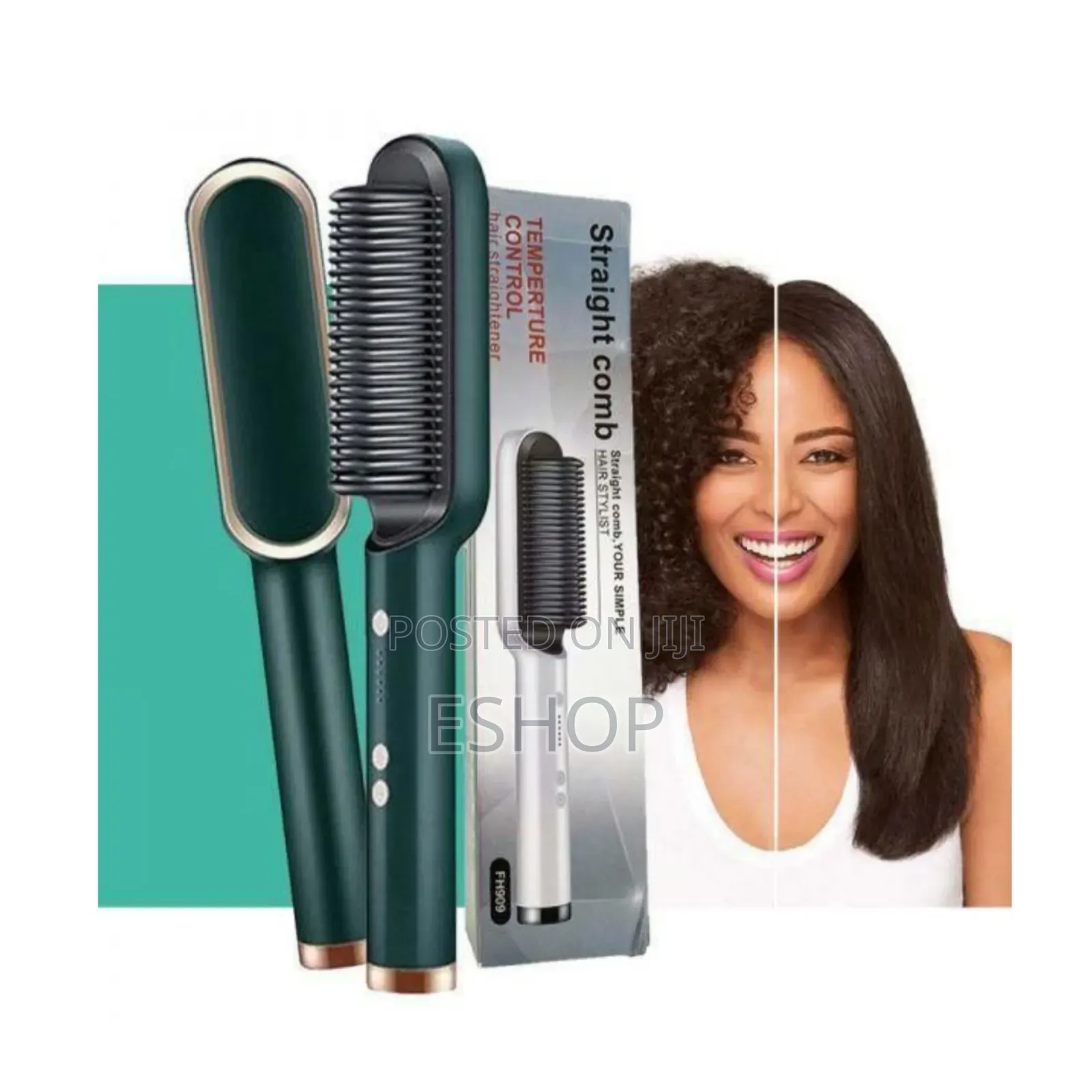 Chase Method Comb: Seamless Straightening for Thick Textures