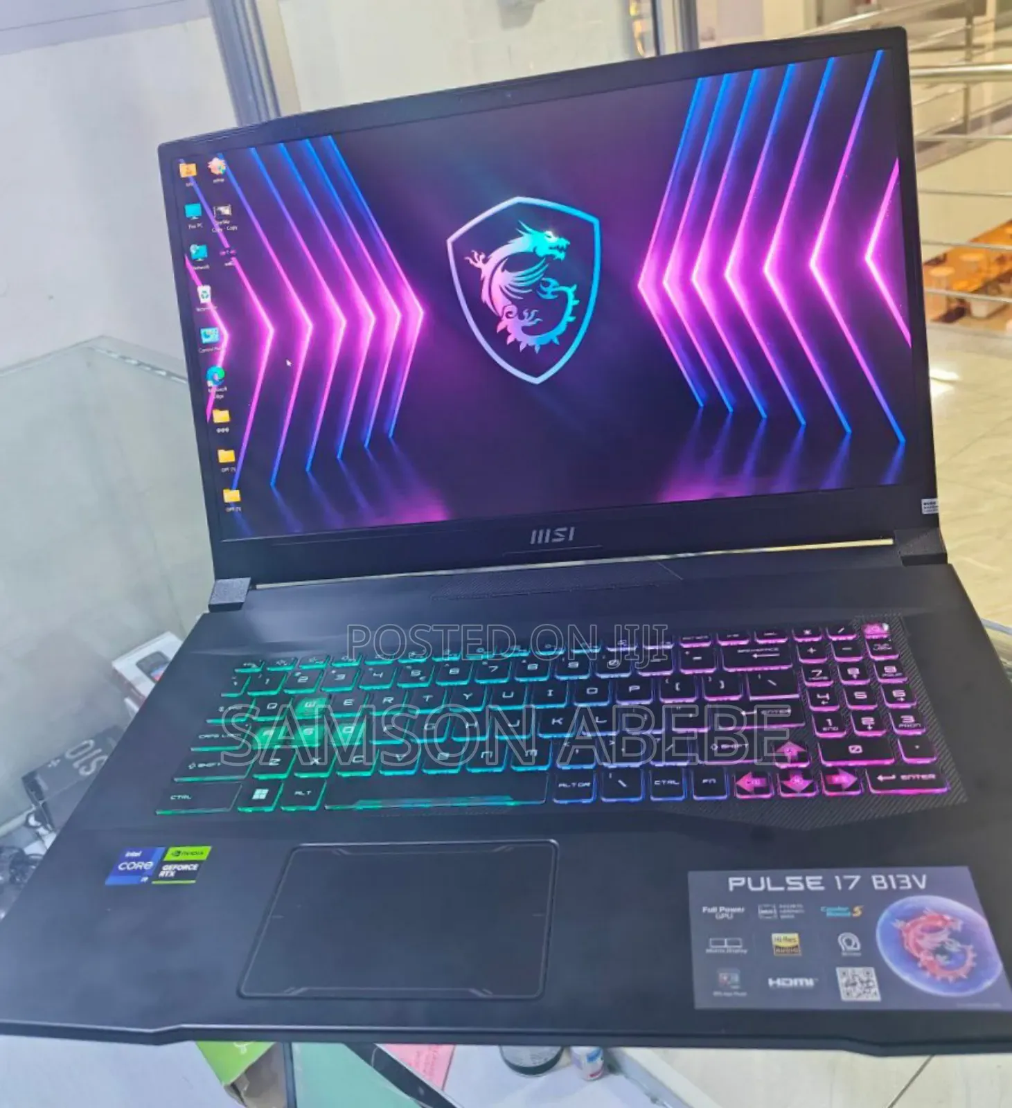 New Laptop MSI Pulse GL76 16GB Intel Core I9 SSD 1T