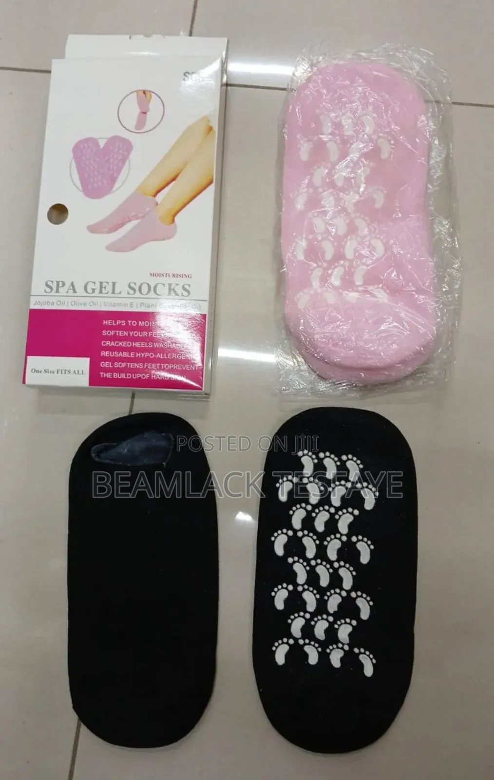 ለእግር ልስላሴ Spa Gel Socks