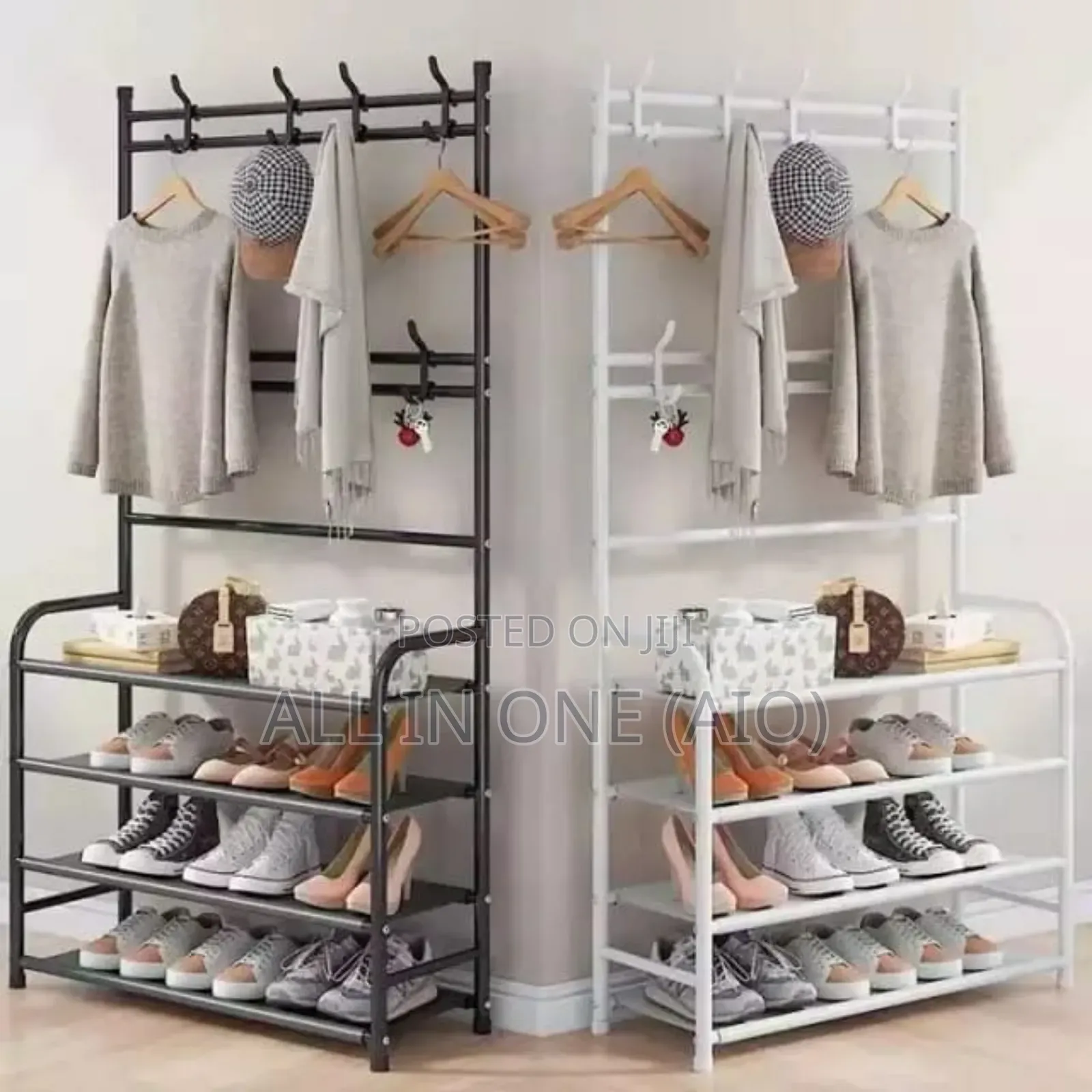Multifunctional Shoe and Hat Rack