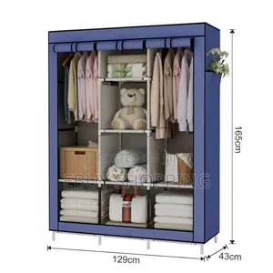 **Quick-Assemble Wardrobe for Renters Nomads**