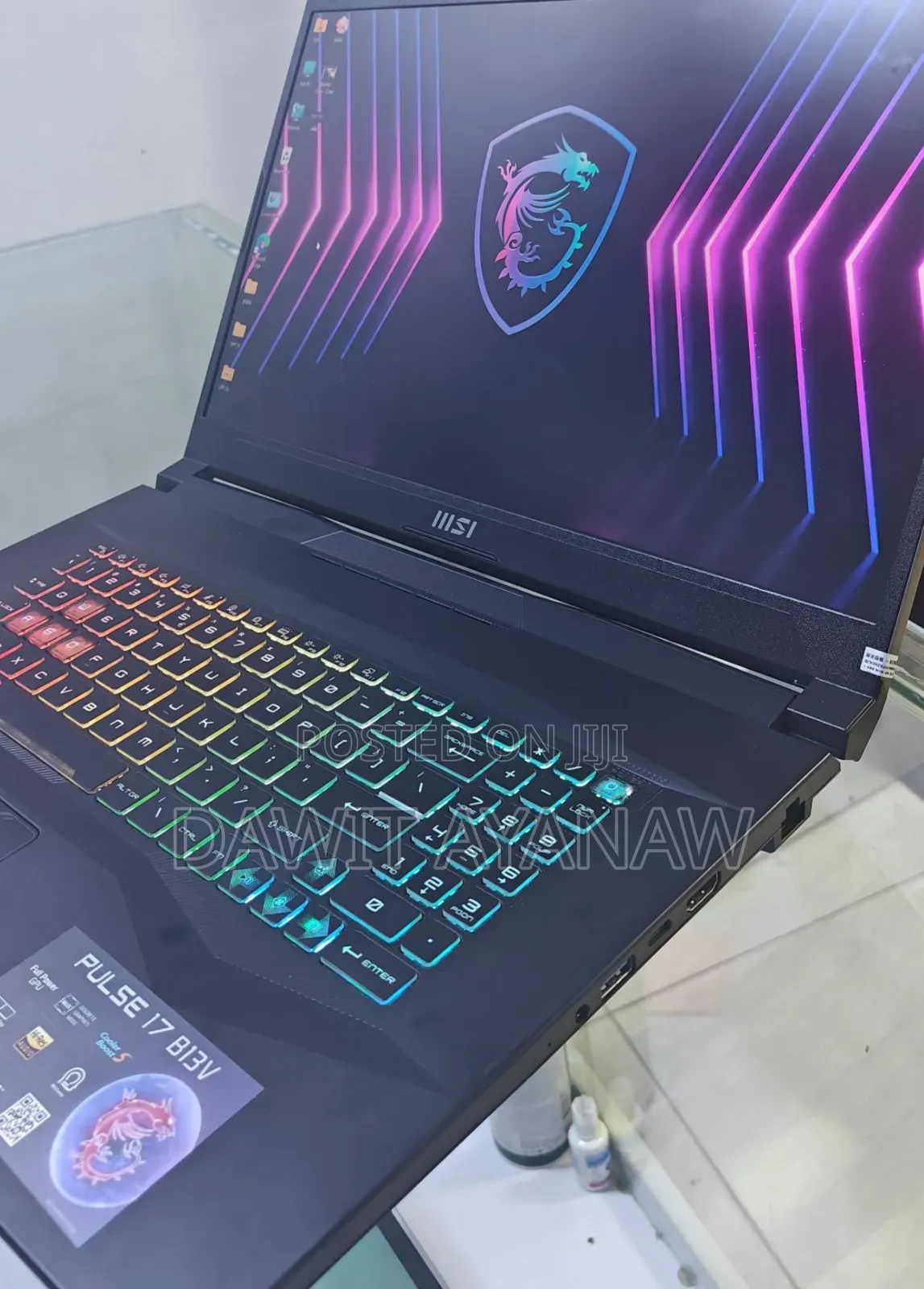 New Laptop MSI Pulse GL76 16GB Intel Core I9 SSD 1T