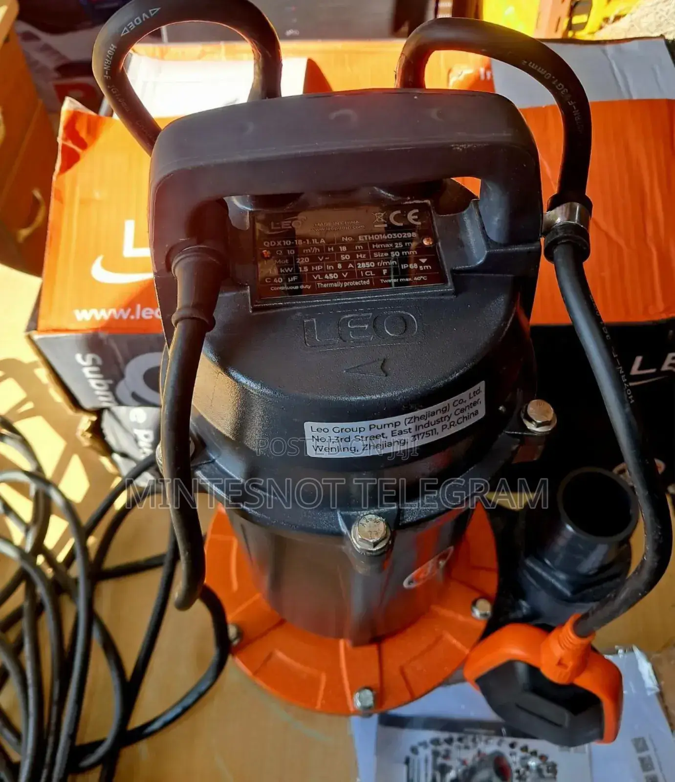 Leo Submersible Water Pump