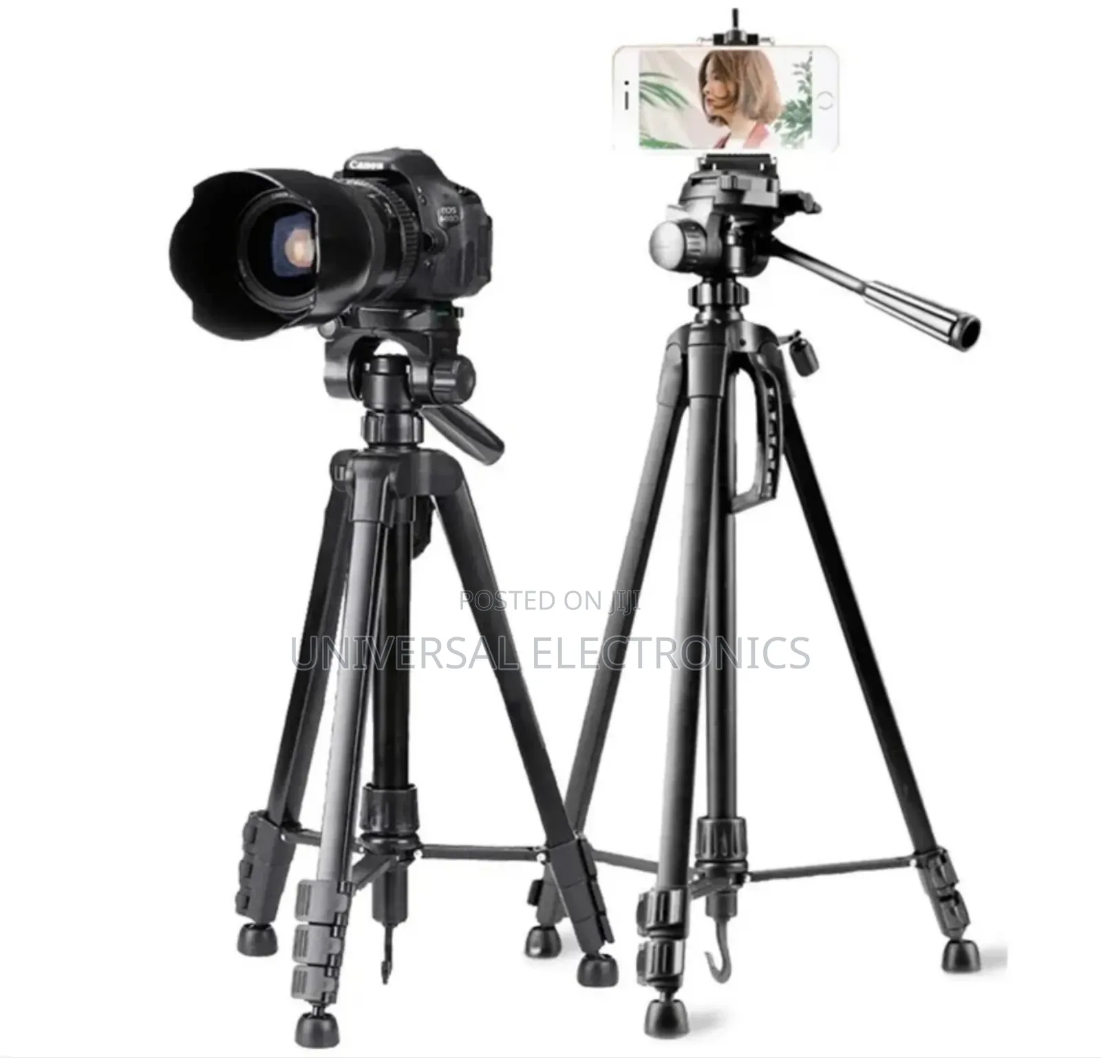 (55-Inch) Aluminium Tripod, Universal Tripod With Bag